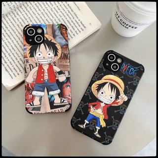 เคสโทรศัพท์มือถือ ลายลูฟี่ สําหรับ iPhone 11 14 Pro max 11 13promax 8 Plus 6splus Xr 12 Pro max 11promax 7 + 12 IP 11