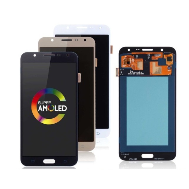 Original Super AMOLED 5.5" LCD สําหรับ Samsung Galaxy J7 2015 J700 J700F J700M J700H จอแสดงผล LCD To