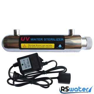 เครื่องผลิตแสงยูวี 6 วัตต์  ครบชุด แบบ 4 พิน UV 6W Sterilizer