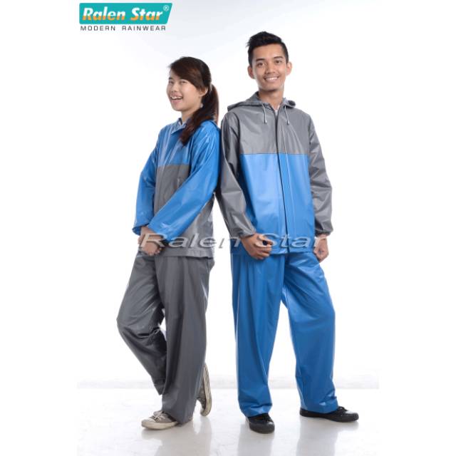 Ralenstar เสื้อกันฝนผู้ใหญ่เสื้อแจ็คเก็ตกางเกงรุ่น ronaldo 66802/เสื้อแจ็คเก็ตกันฝนกางเกงสูท