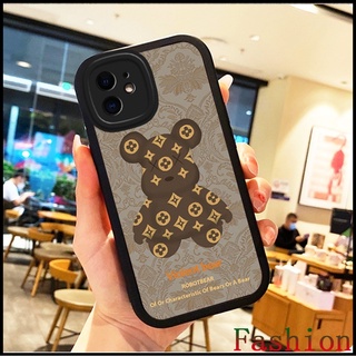 สีดำและสีชมพู เคส violent bear compatible for Apple iPhone11 เคสไอโฟน11 soft caseiPhone13promax เคสไอโฟน7พลัส มันเปนของสี่เหลี่ยมคะ เคสiPhoneXR xsmax MINI case Apple13 เคสไอโฟน12 เคสไอโฟน8+ เคสi11 เคสxr 6splus เคสไอโฟนse2 2020