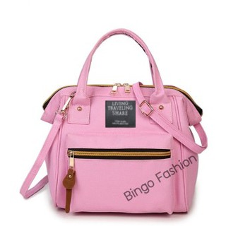 Wonderful Bingo fashion Japan Women Bag กระเป๋าสะพายข้างสำหรับผู้หญิง (Pink)