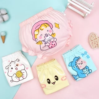 Adabaobao® ᵗʰ ชุดชั้นใน กางเกงผ้าอ้อม พิมพ์ลายจุด น่ารัก สำหรับเด็กผู้หญิงอายุ 0-3 ปี