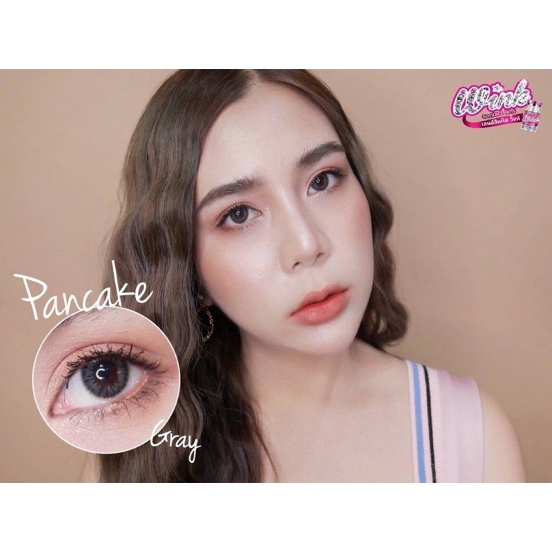 คอนแทคเลนส์ลาย Pancake gray