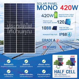 PSI SOLAR CELL แผงโซล่าเซลล์ MONO ขนาด 420W