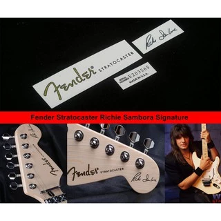 โลโก้หัวกีตาร์ Fender Stratocaster Richie Sambora Signature