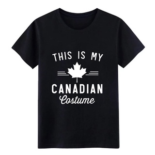 [S-5XL]เสื้อยืด พิมพ์ลาย This Is My Canadian น่ารัก สไตล์เรโทร สําหรับผู้ชาย