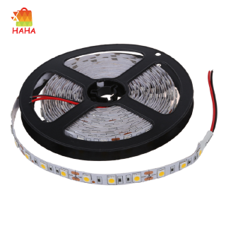 สายไฟ 5 m 300 led 5050 smd แบบยืดหยุ่น 12 v dc สีขาว