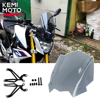 For BMW G310R G 310R 2017-2022 Windshield Windscreen With Mounting Bracket Motorcycle Accessories Kit Deflector ABS Plas