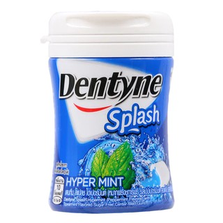 เดนทีนสแปลชไฮเปอร์มินท์ขวด 53.2กรัม Dentyne Splash Hypermint Bottle 53.2g.