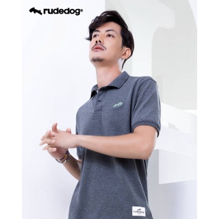 Rudedog เสื้อโปโลชาย/หญิง สีท็อปดำ รุ่น Backslash (ราคาต่อตัว)