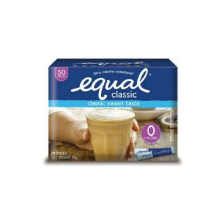 Equal Classic วัตถุใช้ความหวานแทนน้ำตาลง อิควล คลาสสิค 50 กรัม(1×50ซอง)