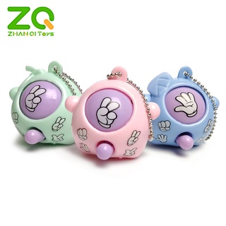 Zhanqi Toys Tiktok พวงกุญแจ จี้ตุ๊กตาเดา มวย ไข่ กรรไกร ร็อค ผ้า สร้างสรรค์ ขนาดเล็ก ของขวัญ