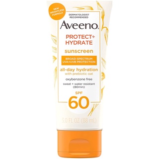 [พร้อมส่ง] Aveeno Protect + Hydrate Sunscreen  SPF 60 (88ml)