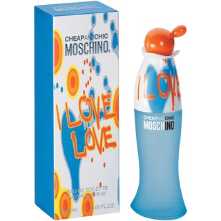 Moschino Cheap and Chic I Love Love EDT 100ML กล่องซีล(เช็คสต้อคก่อนทำรายการนะคะ)