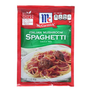 McCormick Italian Mushroom Spaghetti Sauce Mix 42g