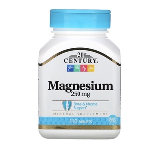 21st Century Magnesium, 250 mg, 110 Tablets