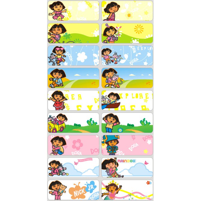 สติ๊กเกอร์ชื่อ - DORA 4618