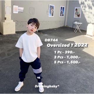 DB774 Oversized T เสื้อยืดโอเวอร์ไซส์ สีล้วน