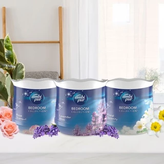 Ambi Pur แอมบิเพอร์ เจล เฟรช เจลหอมปรับอากาศ กลิ่นโรส ทรานควิล 180 กรัมx2 ดับกลิ่นห้อง Fresh ขวด