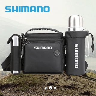 Shimano กระเป๋าคาดเอว กันน้ํา อเนกประสงค์ ขนาด 28x18x9 ซม. สําหรับใส่อุปกรณ์ตกปลากลางแจ้ง 2021