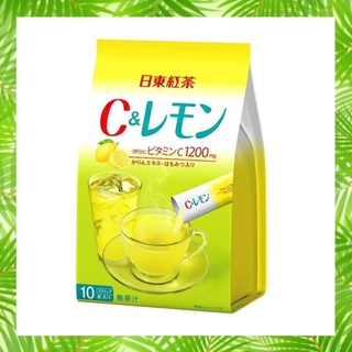 เครื่องดื่มชาเลม่อนผสมน้ำผึ้งวิตามินซีสูง Nitto Tea C &amp; Lemon 1งมี 10 ซอง