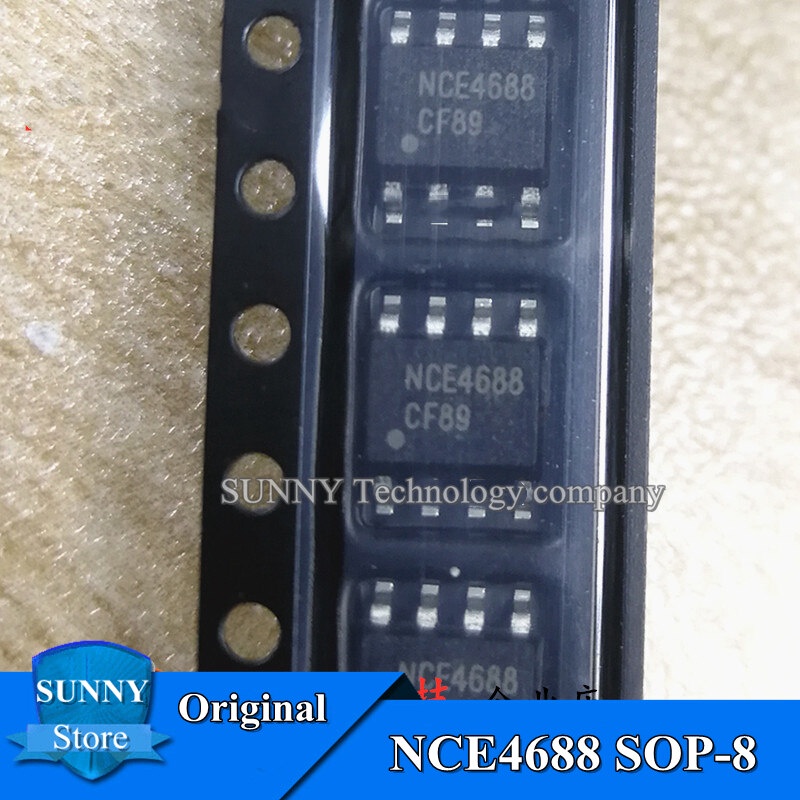 4668 SOP-8 10 ชิ้น NCE4688 SOP8 6.3A/60V/-5A MOSFET N และ P-Channel ใหม่ pxb9
