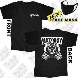 โรงรถ MOTOBOY เสื้อยืดคุณภาพสูง (M-L-XL) |7*