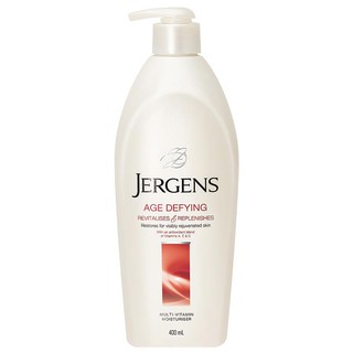 Jergens Age Defying Multi-Vitamin Moisturiser 400ml. เจอร์เกนส์ เอจ ดีฟายอิ้ง มัลติวิตามิน โลชั่น (ขวดปั๊ม)