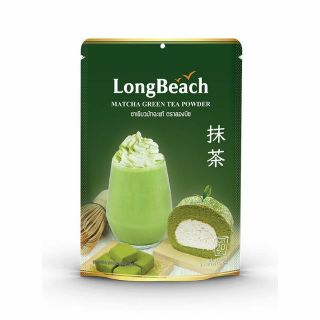 ผงชาเขียวมัทฉะ 100% LongBeach 100g