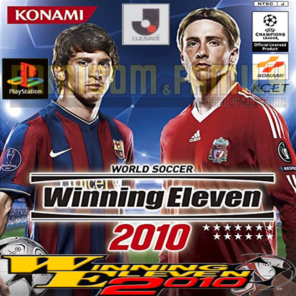 เกม Play 1 Winning Eleven 2010 (สำหรับเล่นบนเครื่อง PlayStation PS1 และ PS2 จำนวน 1 แผ่นไรท์)