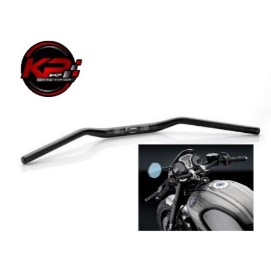 แฮนด์ rizoma ทรงต่ำ รหัสMA011B (แฮนด์อ้วน)