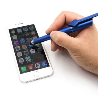 ปากกาเขียนหน้าจอ Stylus 2-in-1 ปากกา + ที่วางขาตั้งโทรศัพท์มือถือ