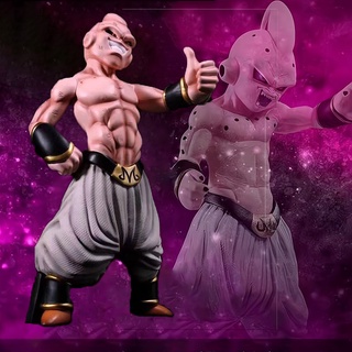 โมเดลฟิกเกอร์ PVC รูปปั้น Dragon Ball Z Give The Thumbs-up Majin Buu Boo ขนาด 25 ซม. เหมาะกับของขวัญ ของเล่นสําหรับเด็ก