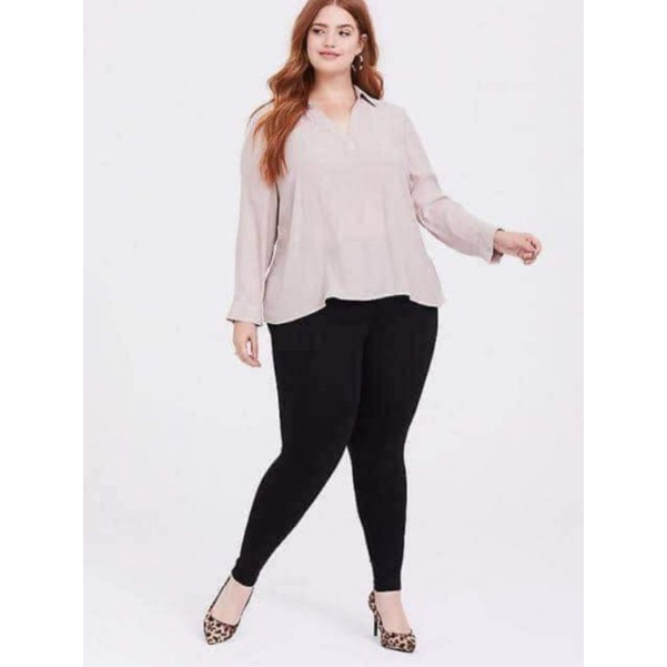 กางเกงเลกกิ้ง ขายาว TORRID สีดำ เอว 30-54