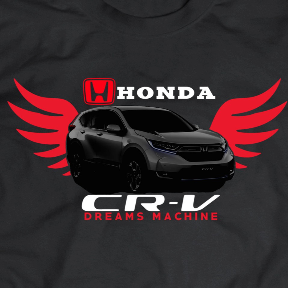 เสื้อยืด HONDA CRV CAR CLUB LOGO UNISEX GRAPHIC