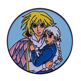 Howls Moving Castle Brooch Hayao Miyazaki Animated Films Fans Gorgeous Decor