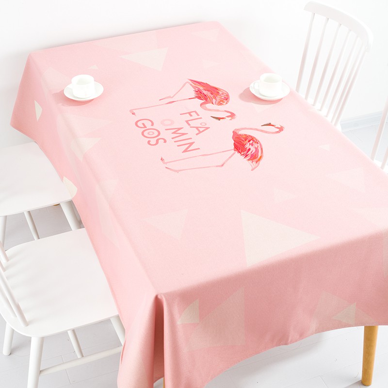 Clearance Checking Tablecloth Cotton Linen Small Fresh Waterproof Oil ...