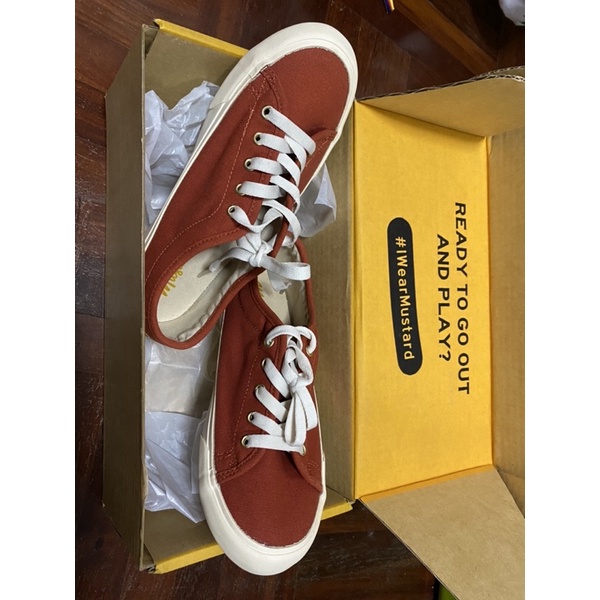 Mustard Sneakers- Alexis in Orange size38