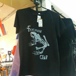 เสื้อยืด frogmangear T-Shirt ลาย Skeletonfrog