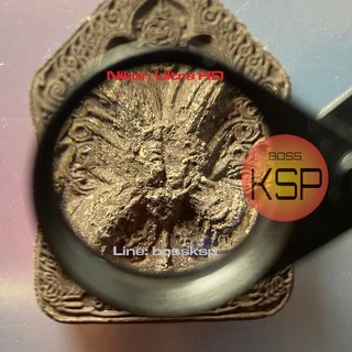 กล้องส่องพระ /ส่องเพชร Ni loupe XP 10x18mm +ซองหนัง สีเงินแข็งแกร่งบึก บึน..สุดแจ่ม เลนส์แก้วเคลือบโค๊ตตัดแส