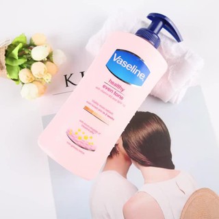 โลชั่นบำรุงผิว Vaseline Healthy Even Tone With Vitamin B3 And SPF 10 400 ml. 1 ขวด