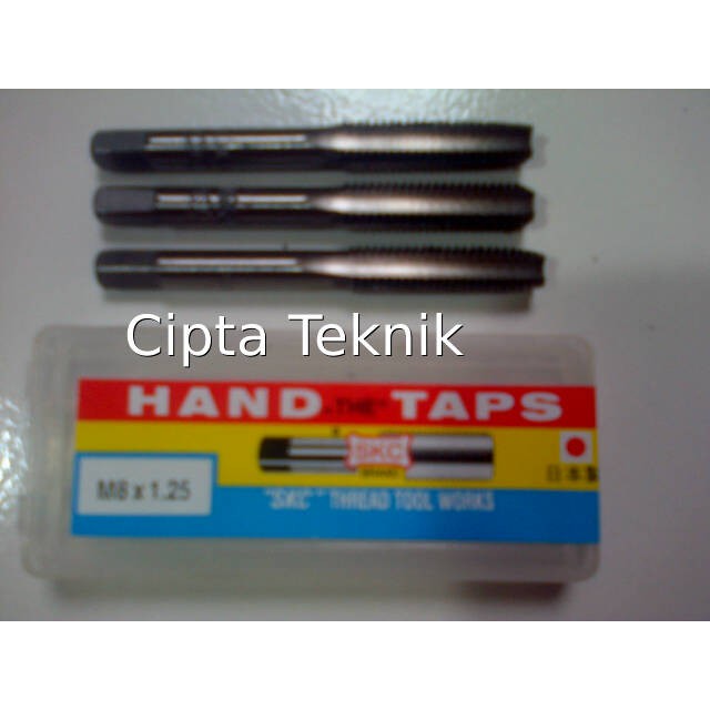 ต๊าปมือ SKC M8 x 1.25 Handtap M8x1.25 ต๊าปเกลียวรู M8 Pitch 1.25 มม.