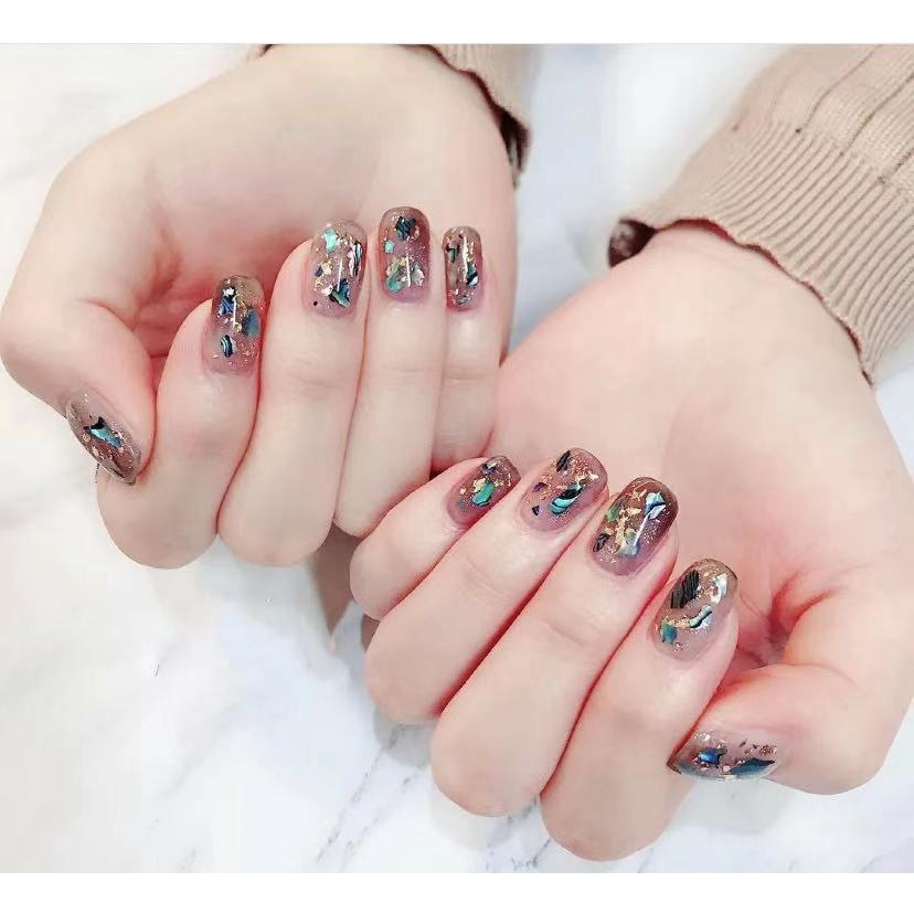 💥ชุดเปลือกหอยติดเล็บ วินเทจ BKT-01 12เฉดสี ประดับเล็บ อุปกรณ์ทำเล็บ พร้อมส่ง🔥 - รูปที่ 2