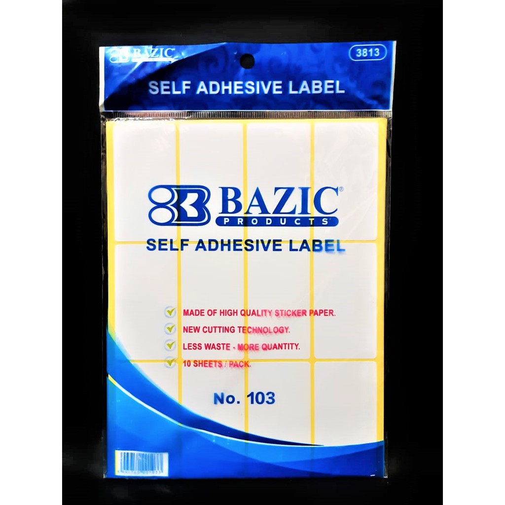 NAME LABEL STICKER NO. 103 (32 X 64 MM) NAME LABEL STICKER CONTENTS 10 LBR