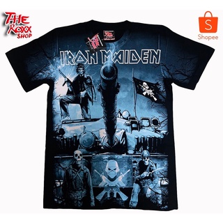 เสื้อวง  Iron Maiden OVP สกรีนดิสชาร์ด MSD.1 เสื้อวงดนตรี เสื้อวงร็อค เสื้อลายเต็มตัว ไม่ร้อน รีบทับได้