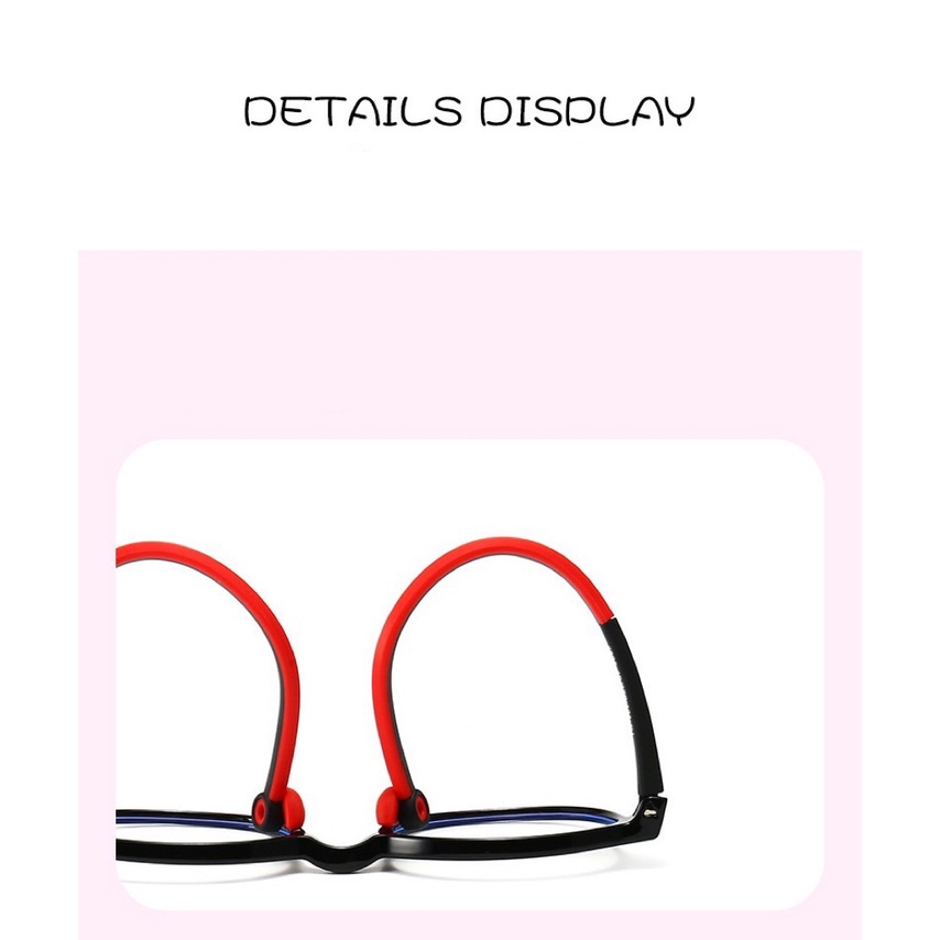 N.2237แว่นเด็ก แว่นตาเด็ก แว่นตากรองแสงสีฟ้าถนอมสายตาสำหรับเด็ก  เด็กอายุ 5-15 ปี - รูปที่ 6