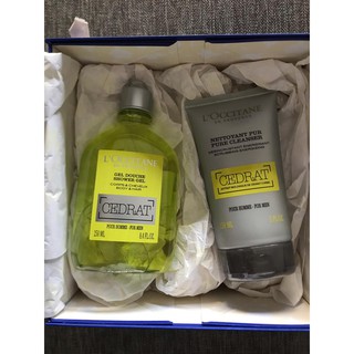 LOccitane Cedrat Shower Gel and Cleanser Set for Men ครีมอาบน้ำ ผู้ชาย ล็อกซิทาน