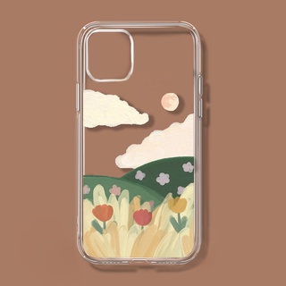 iphoneเคสโทรศัพท์มือถือลายดอกไม้สําหรับ Iphone 13 Pro Max 11 12 Pro Xmax 8 Plus Se 2020 Xr Xmax