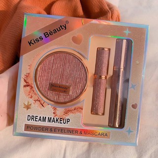 เซตแต่งหน้า Kiss beauty dream make up 3 in1